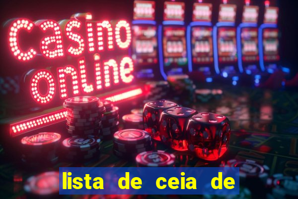 lista de ceia de natal completa